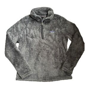 Patagonia Los Gatos Quarter-Zip Fleece Pullover Women's Size M Blue Smolder Blue